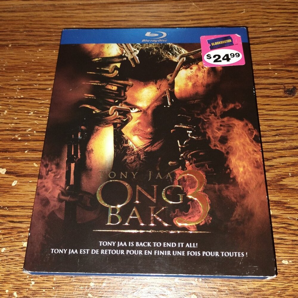 ONG Bak 3 (Blu-ray Disc, 2011, Canadian) w/ slipcover